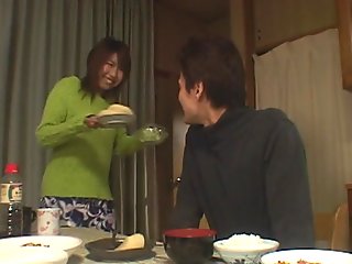 Amateur Asian wife undressed and fucked in the middle of the night